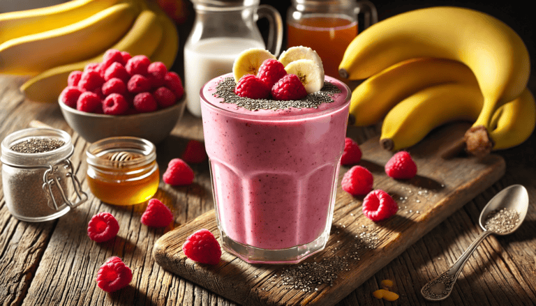 Banana Raspberry Smoothie: